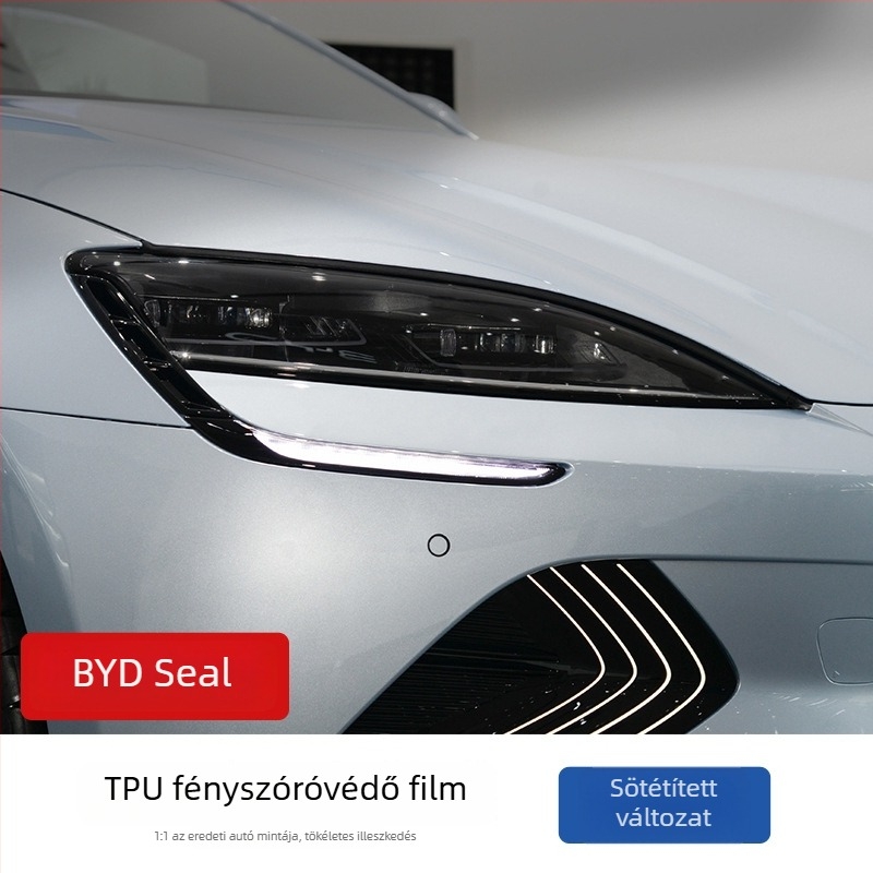 BYD Seal fényszóróvédő film – TPU, karcolás elleni védelem, testreszabható