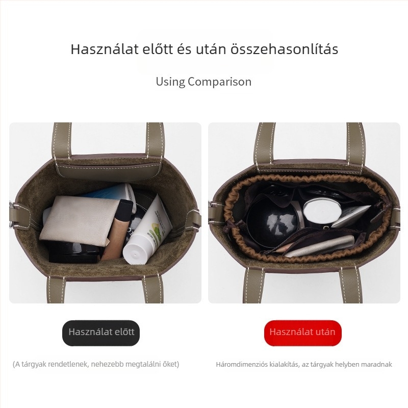Kamani sminktáska nylonból, hengeralakú, többfunkciós utazáshoz