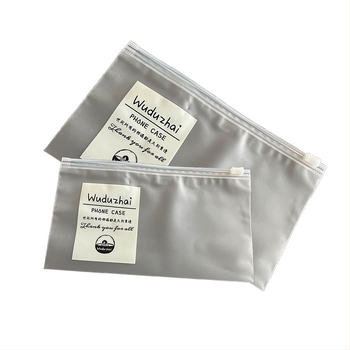 CPE matt tömítő taska mobiltelefon-ház csomagoláshoz, új anyag, zárási hossz testreszabható, forma testreszabható, tolerancia 0.01