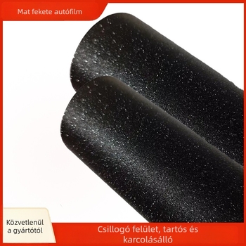 Autóvinyl matt felülettel — PVC anyag, 2 éves garancia, éjszakai tükröződés csökkentése a biztonságosabb vezetésért, a fényezés védelme a homok és az időjárás ellen