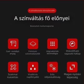 Autóvinyl matt felülettel — PVC anyag, 2 éves garancia, éjszakai tükröződés csökkentése a biztonságosabb vezetésért, a fényezés védelme a homok és az időjárás ellen