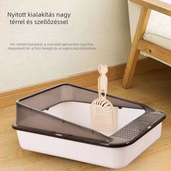 Le Teng macskaalomtál anti-splash dizájnnal; macskáknak; Anyag: Egyéb anyagok