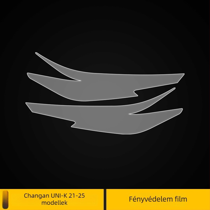 TPU védőfilm a Changan Uni-K középső oszlopához és fényszóróihoz, átlátszó, hőmérséklet-ellenálló, univerzális illeszkedés