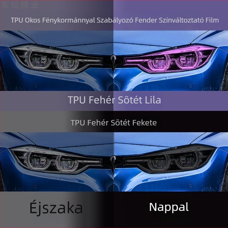 Autó lámpa matricája, ragasztásos telepítés, anyag: Egyéb