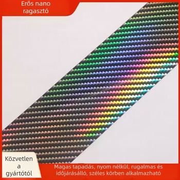 Mingyue márkájú PVC autóajtó küszöb; 2 éves garancia; hézagkitöltés belső dekorációk por elleni védelmére és kisebb karcolások fedésére; belső tartozékok rögzítése ragasztónyom nélkül; külső rögzítés vízálló és tartós