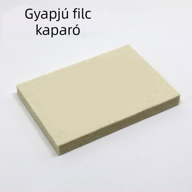 Négyszögletes gyapjúfilc kaparó autófólia felhelyezéséhez