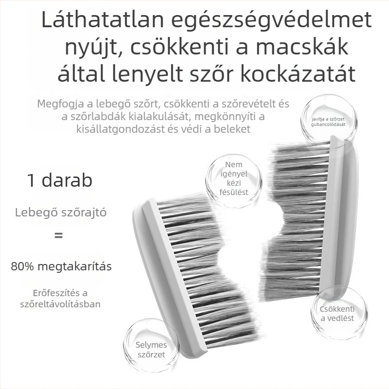 Extra-nagy zárt macska WC dezodoráló rendszerrel, cseppmentes kialakítással, tartozék macskaalom-matta, eltávolítja a szabad szőrt