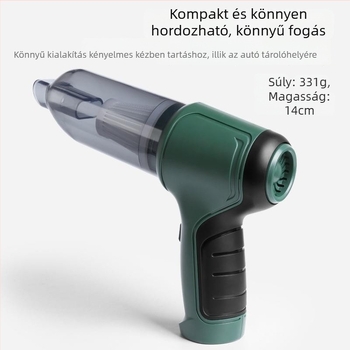 Vezeték nélküli autó porszívó – kézi, 6000 Pa, 120 W, újratölthető