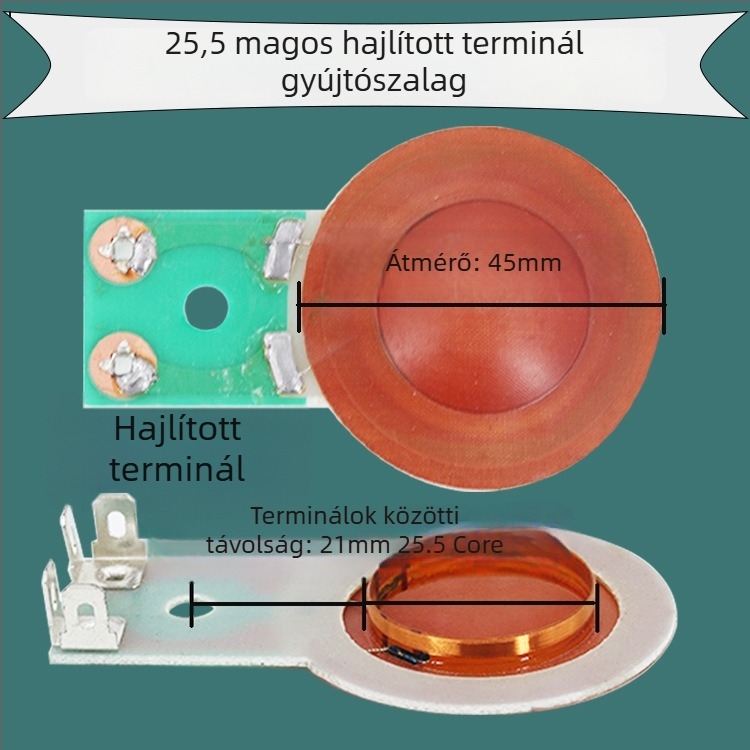Horn magasávú hangszóró — 6 Ω, 10 W