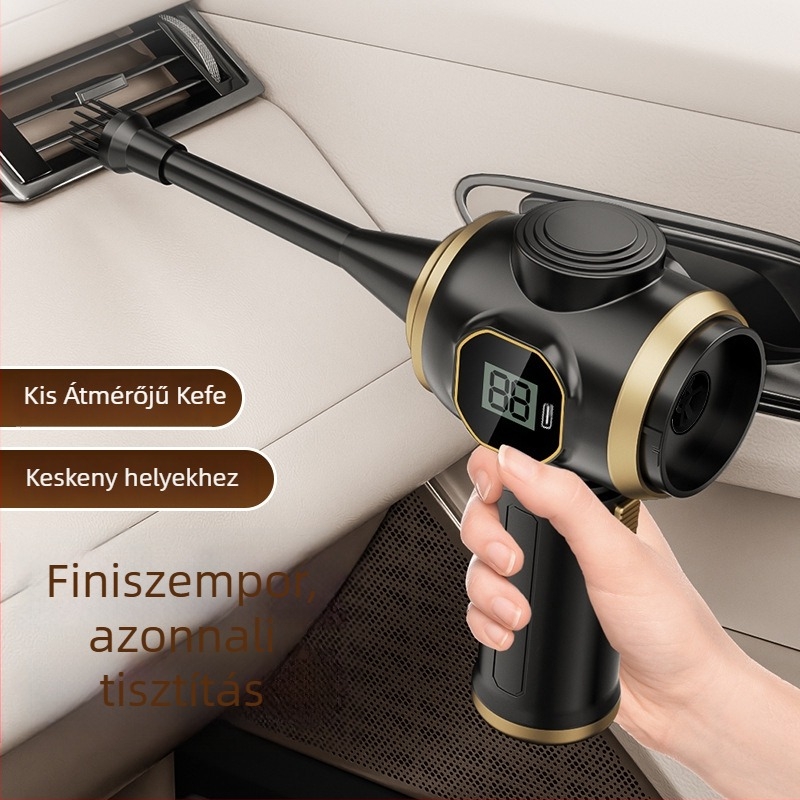 Vezeték nélküli kézi porszívó, 4500 Pa szívás, 55 W, újratölthető, feszültség ≤36V, porfúvó funkció