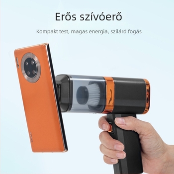 Hordozható vezeték nélküli autó porszívó, 9000Pa szívóerő, 5V, 120W, újratölthető