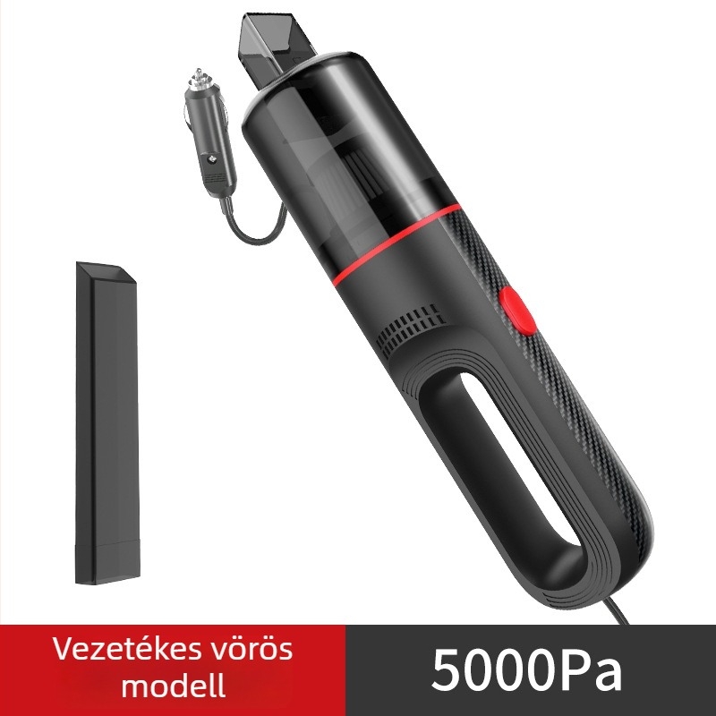 CARSUN autó mini porszívó — vezeték nélküli töltés, hordozható és kézi, 5500Pa szívóerő, 65W, 6V, újratölthető, belső és asztali felületek tisztítása
