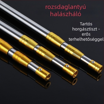 Dabei Fishing Gear Rozsdamentes acél teleszkópos hálónyél