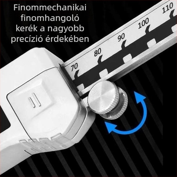 Digitális tolómérő, rozsdamentes acél, ipari kivitel, nagy pontosság, nagy kijelző