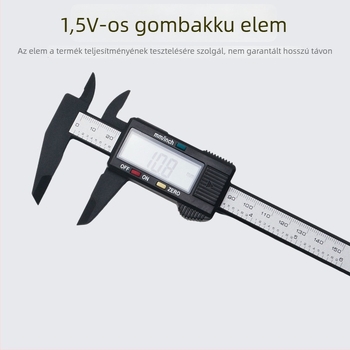 Digitális tolómérő – Modell 1, Felbontás 1, Belső és külső átmérő mérésére