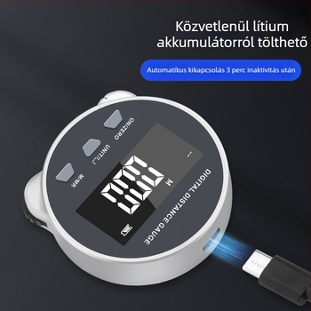 Digitális tolómérő görgővel görbült felületek mérésére