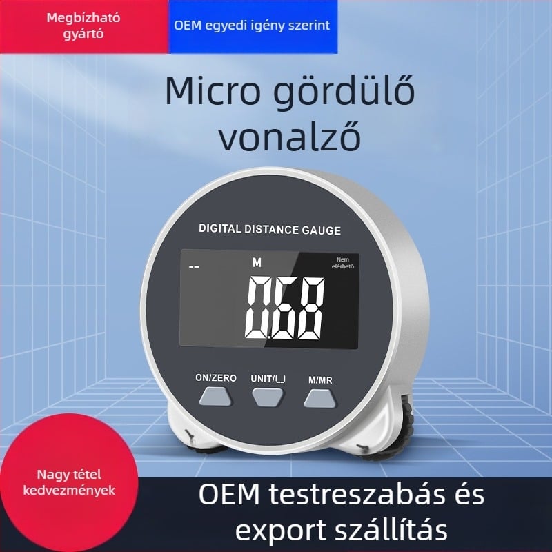 Digitális tolómérő görgővel görbült felületek mérésére