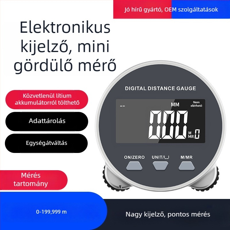 Digitális tolómérő görgővel görbült felületek mérésére