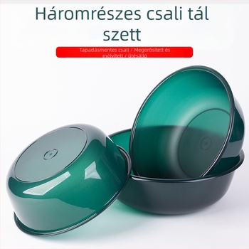 Háromrészes etetőedény-készlet, tapadásmentes, etetőanyag-keverésre, PC anyagból