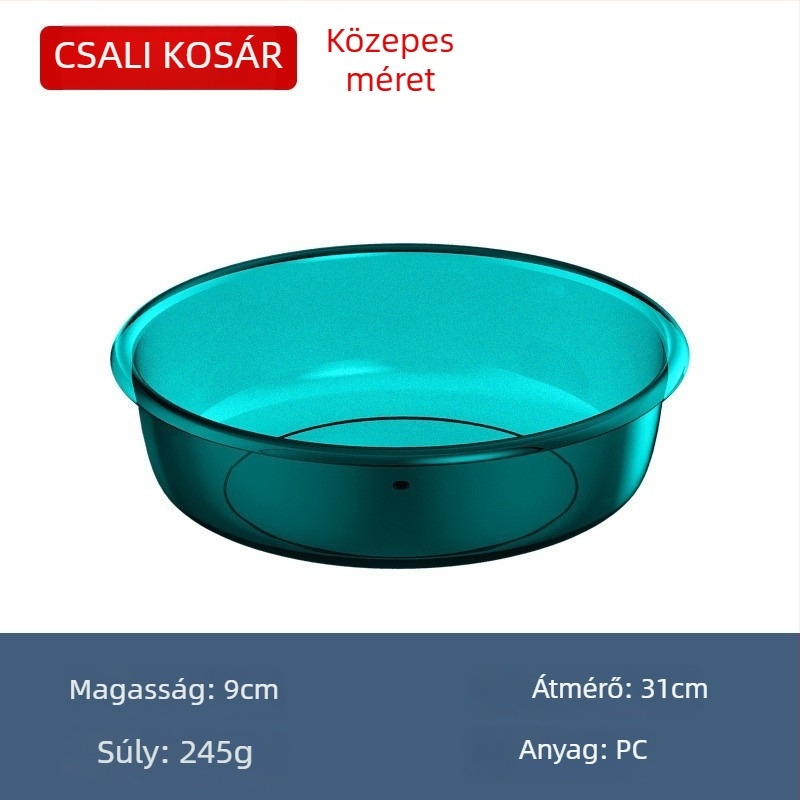 Háromrészes etetőedény-készlet, tapadásmentes, etetőanyag-keverésre, PC anyagból