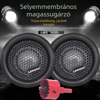 Autóhifi tweeter selyemfilmes membránnal, pár kondenzátorral
