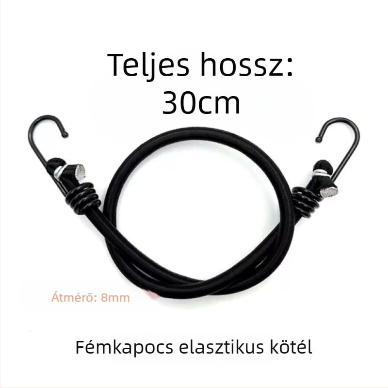 Latexmagos és polipropilén kötőszalag, 40 kg teherbírás, állítható hossz, Risheng márka, rakomány rögzítéséhez