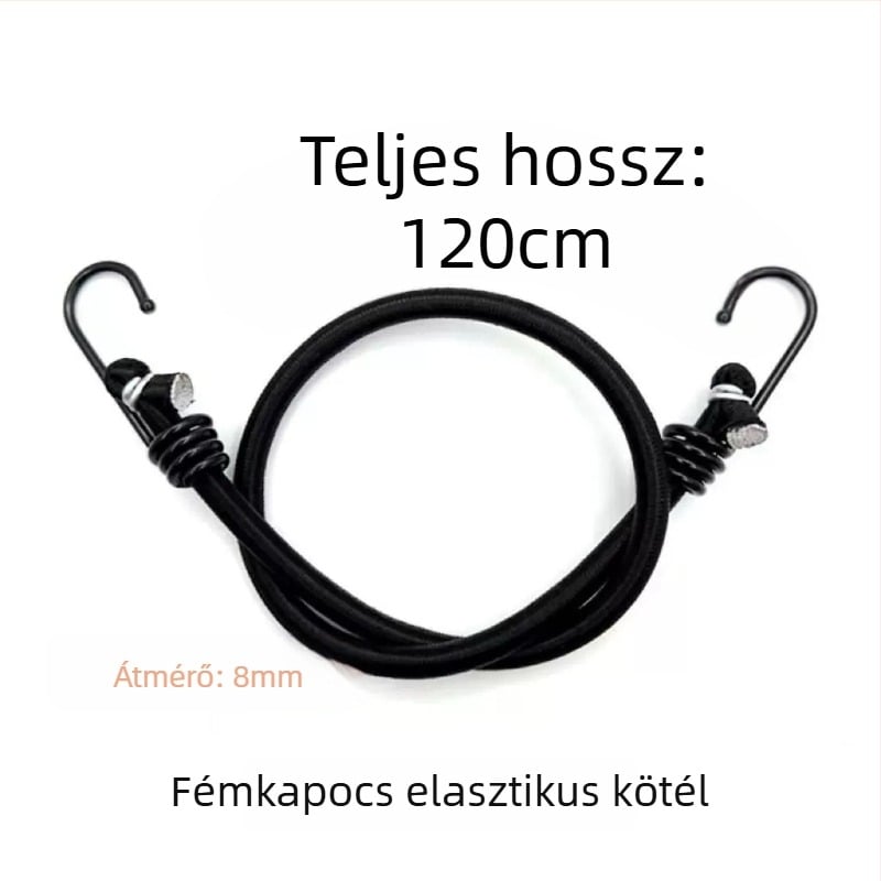 Latexmagos és polipropilén kötőszalag, 40 kg teherbírás, állítható hossz, Risheng márka, rakomány rögzítéséhez