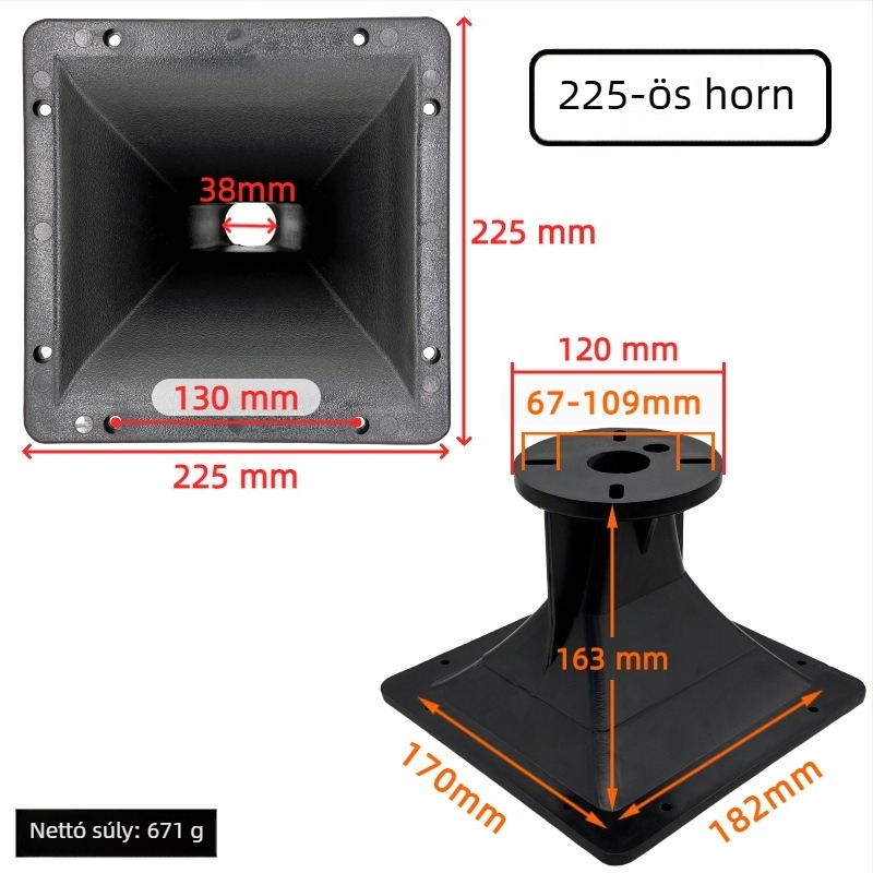AOOBOE Audió kiegészítők, Martin Horn modell, termékkód MZB001