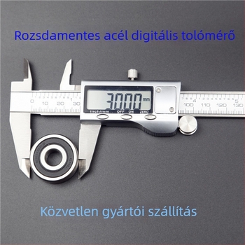 Digitális tolómérő HL068-150, 0,01 mm felbontás, 0–150 mm tartomány, mérési funkció