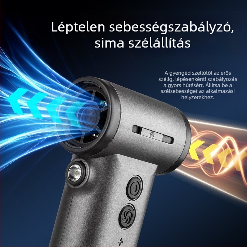 Magas teljesítményű vezeték nélküli autós porszívó integrált szívó- és fújó funkcióval, kézi poreltávolító készülék digitális kijelzővel háztartási használatra