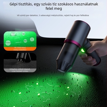 Amoi kézi akkumulátoros autóba való porszívó, 8.4V, 100W, 16000 Pa