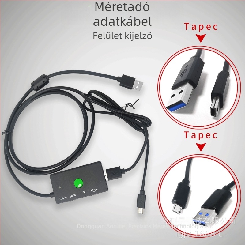 Orient Digitális tolómérő USB-adatkábellel és Bluetooth-kapcsolattal számítógépre történő adatátvitelhez
