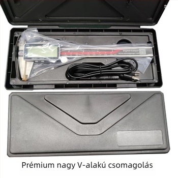 ahead digitális tolómérő rozsdamentes acélból, akkumulátoros, nagy kijelző, kiváló pontosság