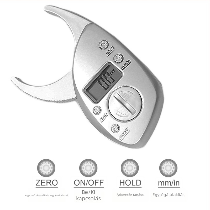 JAVIER elektronikus testzsírt mérő kaliper digitális kijelzővel