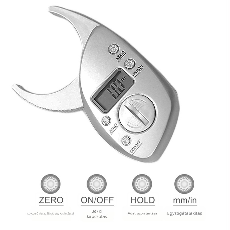 JAVIER elektronikus testzsírt mérő kaliper digitális kijelzővel