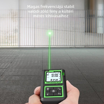 Deli lézeres távolságmérő beltéri dekorációhoz