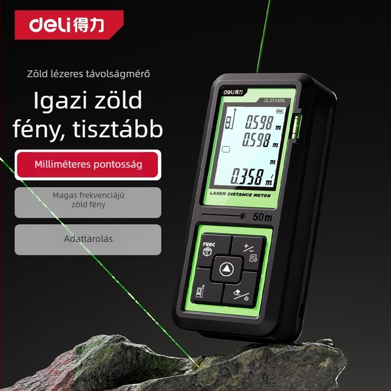 Deli lézeres távolságmérő beltéri dekorációhoz