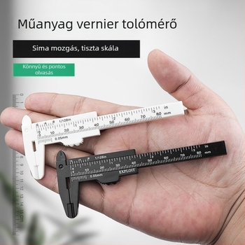 Műanyagból készült digitális tolómérő, háztartási használatra, ékszerekhez, kiváló precizitás