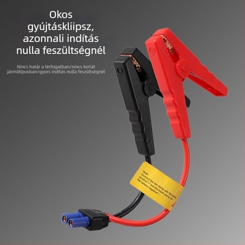 Autóhoz való levegőpumpa digitális guminyomás-mérővel és USB töltéssel, 12V, 100W, 60 L/min