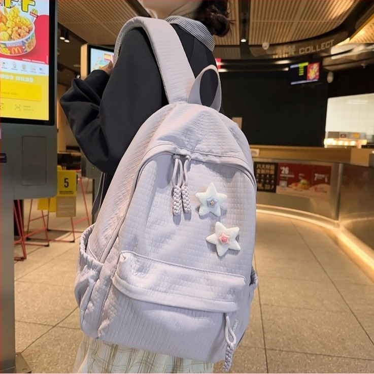 Unisex laptop hátizsák nylonból, lélegző hátsó rész, légpárnás vállpántok