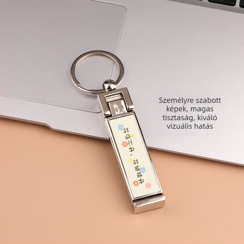 Telefon tartó kulcstartó – cinkötvözet, modern minimalista stílus, hordozható és tartós, asztal melletti kiegészítő