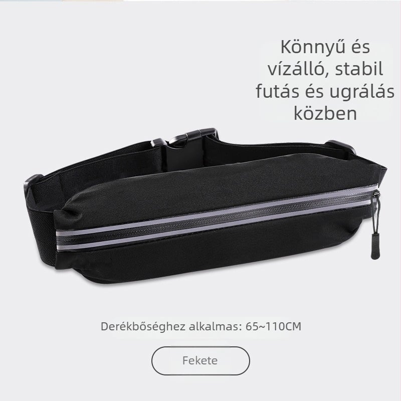 Futáshoz való sportöv, könnyű telefonzseb, uniszex, kültéri maraton, vízálló és vékony, modell B018A
