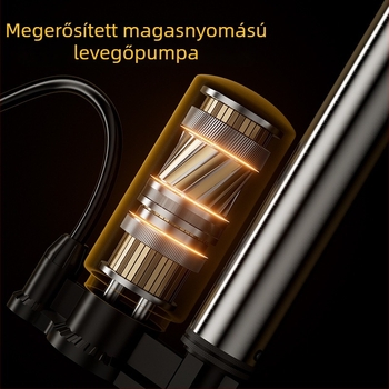 Kézi kerékpárpumpa, DL880016, légnyomás 0–160, súly 0,43 kg, hagyományos pumpa