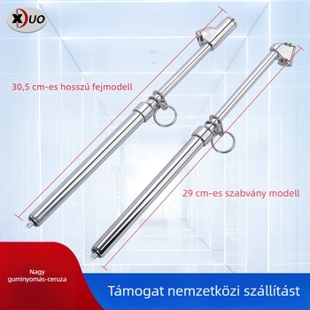 Autó guminyomásmérő rozsdamentes acélból, nyomás tartomány 150–160 PSI, pontosság ±2 PSI, több egységű kijelző, tömeg 174 g
