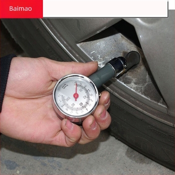 Baimao BY-417 fém gumiabroncsnyomásmérő, 1–100 kPa tartomány, magas pontosság, kijelző kPa egységben