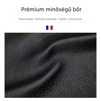 PU anyagú kártyatartó cipzárral, vízálló, lopás- és csalás elleni védelem, több kártyahely