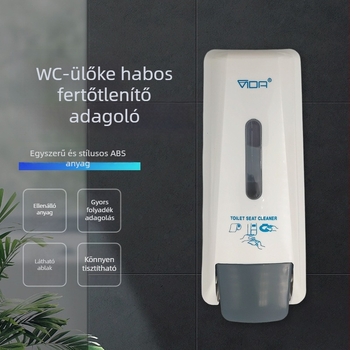 WC-szappan adagoló - kézi nyomás, ABS, Vida, 370 g, modern stílus