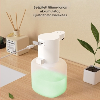 Szenzoros szappanadagoló – ABS, anodizált felület, 320 g, EU CE tanúsítvány, modern minimalist stílus