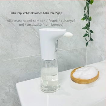 Habos szappanadagoló – kézi működtetés, ABS+PETG, injekciós öntés, modern minimalista stílus, tömeg 0.5