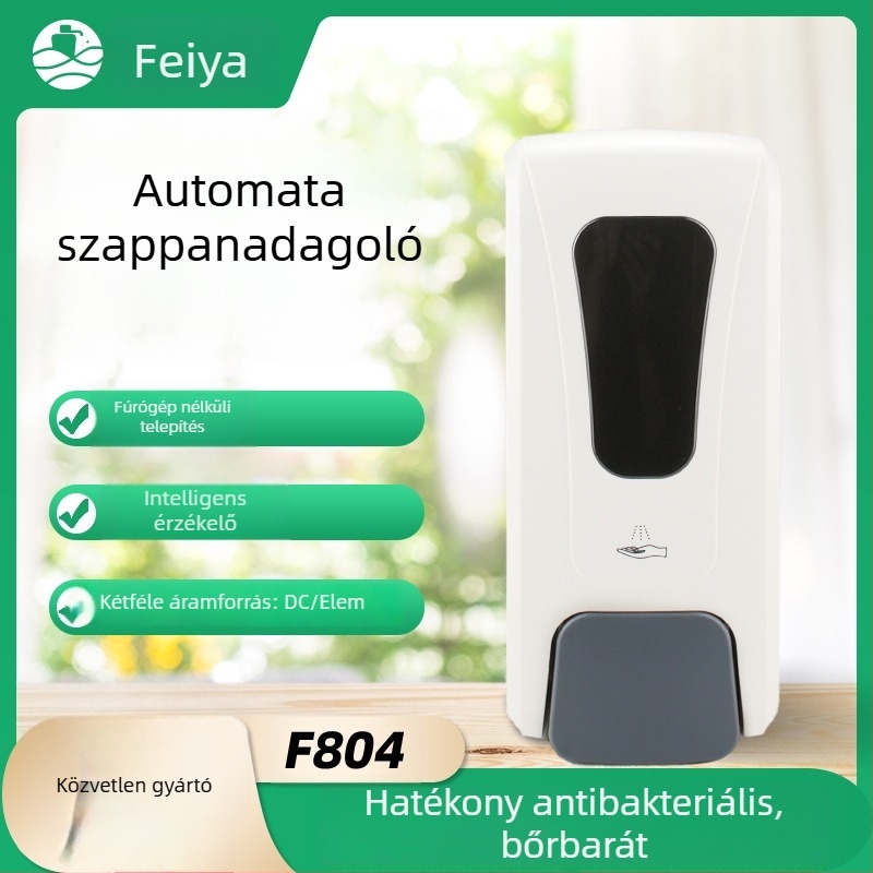 Falra szerelt kézi adagoló szappan hotelszobához – ABS+PC, kézi pumpa, modern letisztult dizájn